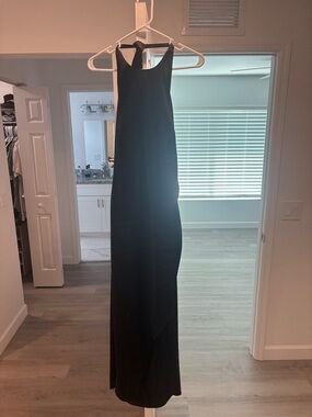 Classic Black Sleeveless Maxi Dress - Elegant Evening Dress